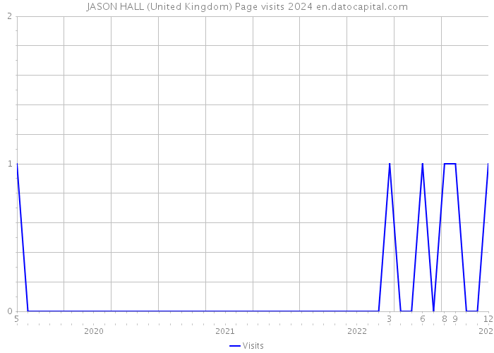 JASON HALL (United Kingdom) Page visits 2024 