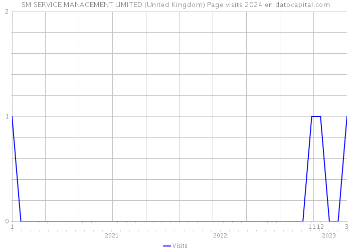 SM SERVICE MANAGEMENT LIMITED (United Kingdom) Page visits 2024 