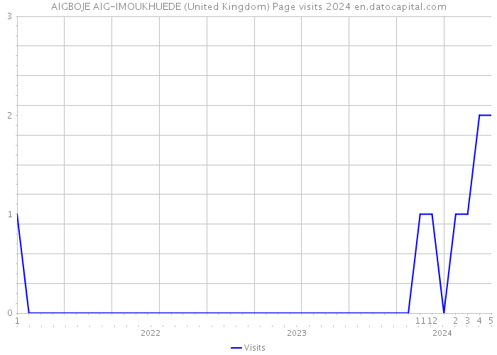 AIGBOJE AIG-IMOUKHUEDE (United Kingdom) Page visits 2024 