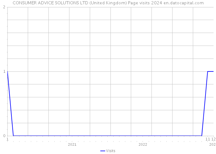 CONSUMER ADVICE SOLUTIONS LTD (United Kingdom) Page visits 2024 
