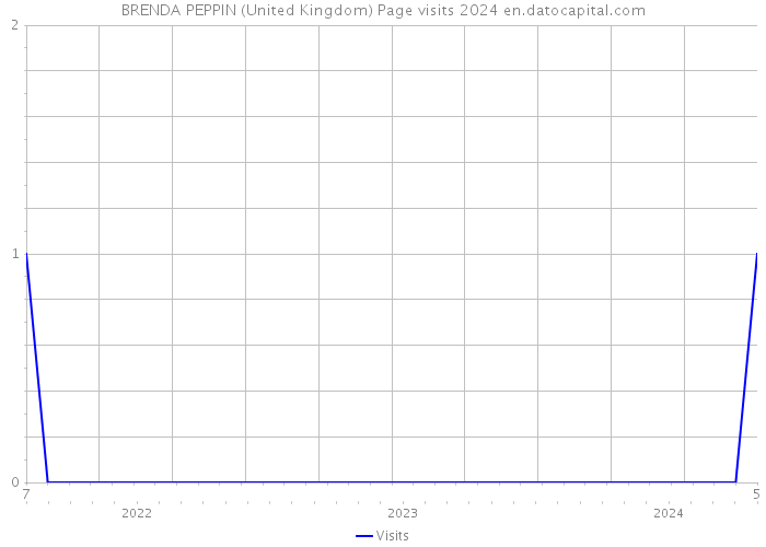 BRENDA PEPPIN (United Kingdom) Page visits 2024 