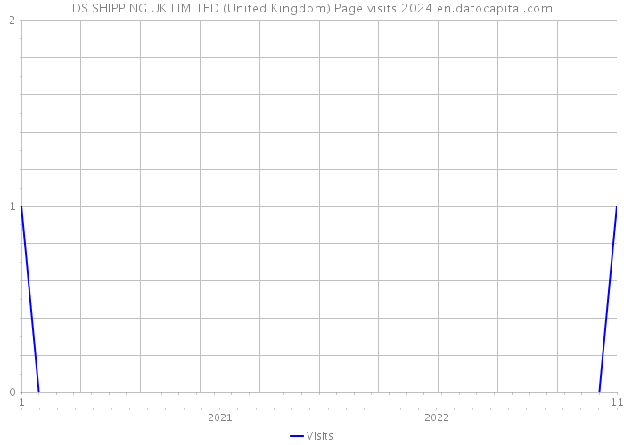 DS SHIPPING UK LIMITED (United Kingdom) Page visits 2024 