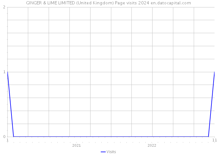 GINGER & LIME LIMITED (United Kingdom) Page visits 2024 
