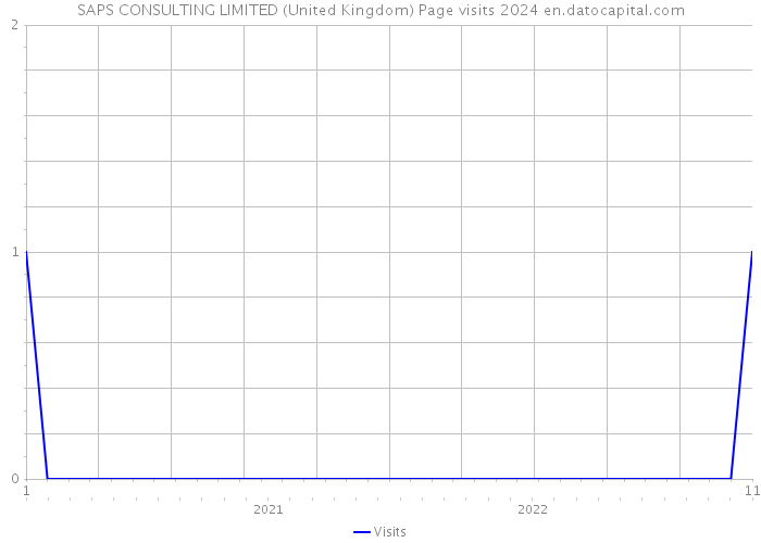 SAPS CONSULTING LIMITED (United Kingdom) Page visits 2024 