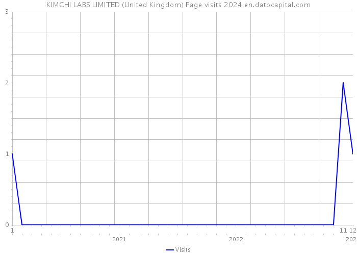 KIMCHI LABS LIMITED (United Kingdom) Page visits 2024 