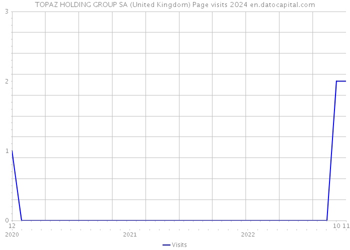 TOPAZ HOLDING GROUP SA (United Kingdom) Page visits 2024 