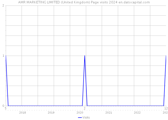 AMR MARKETING LIMITED (United Kingdom) Page visits 2024 
