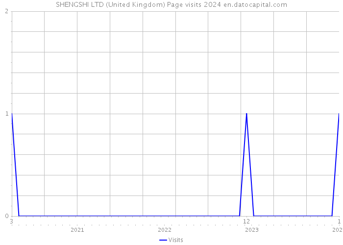 SHENGSHI LTD (United Kingdom) Page visits 2024 