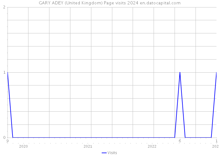 GARY ADEY (United Kingdom) Page visits 2024 