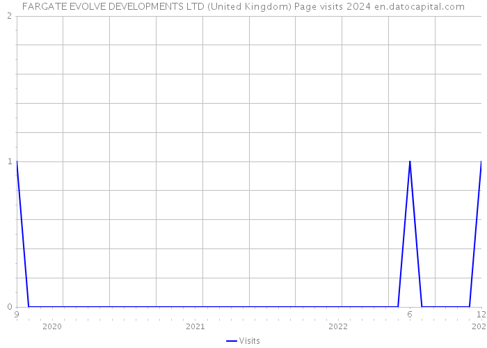 FARGATE EVOLVE DEVELOPMENTS LTD (United Kingdom) Page visits 2024 