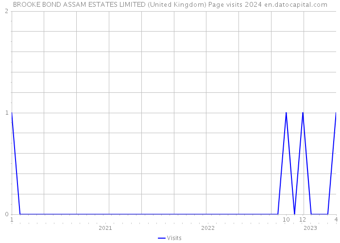 BROOKE BOND ASSAM ESTATES LIMITED (United Kingdom) Page visits 2024 