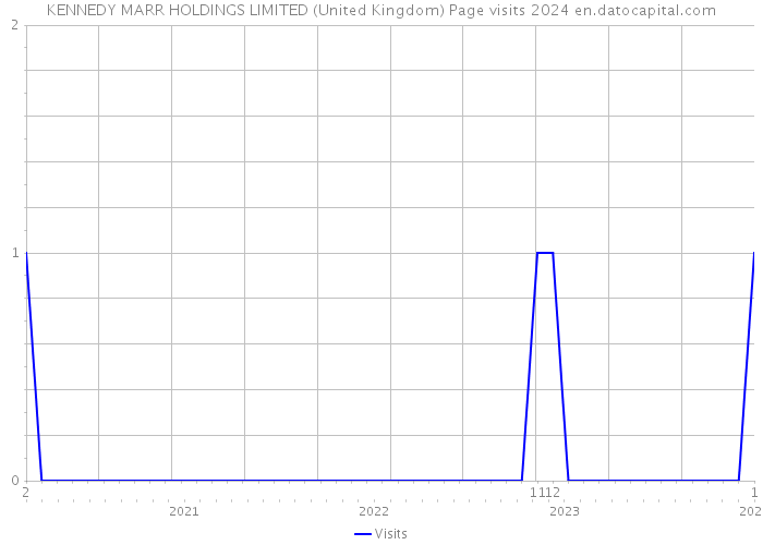 KENNEDY MARR HOLDINGS LIMITED (United Kingdom) Page visits 2024 