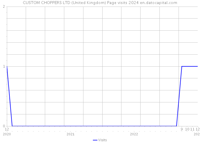CUSTOM CHOPPERS LTD (United Kingdom) Page visits 2024 