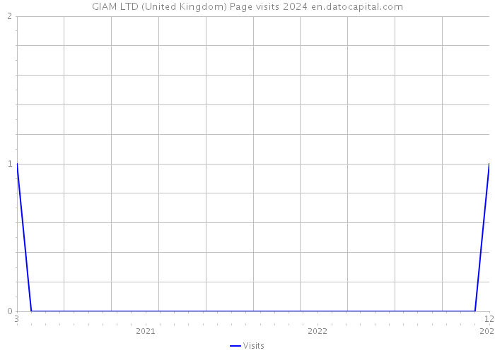 GIAM LTD (United Kingdom) Page visits 2024 