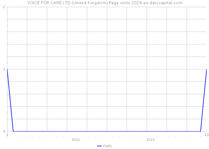 VOICE FOR CARE LTD (United Kingdom) Page visits 2024 