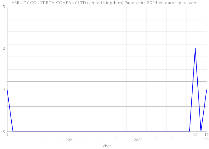 AMINITY COURT RTM COMPANY LTD (United Kingdom) Page visits 2024 