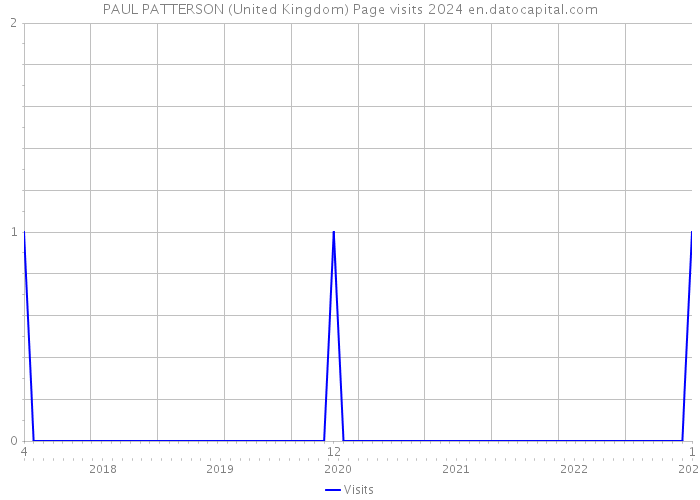 PAUL PATTERSON (United Kingdom) Page visits 2024 