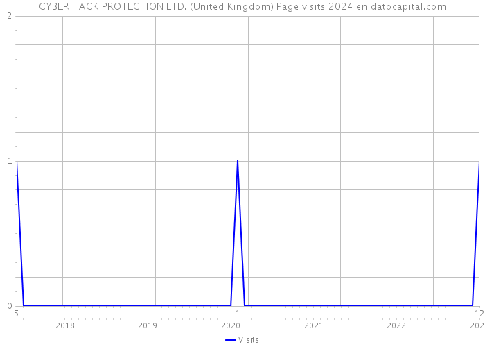 CYBER HACK PROTECTION LTD. (United Kingdom) Page visits 2024 