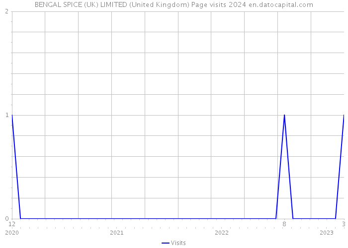 BENGAL SPICE (UK) LIMITED (United Kingdom) Page visits 2024 