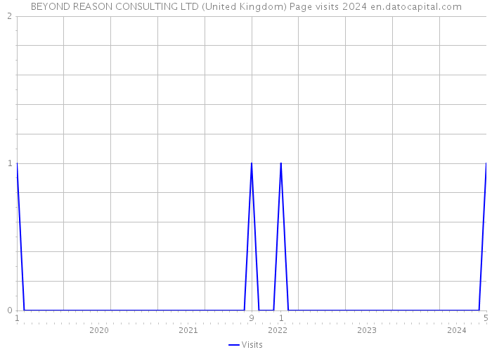 BEYOND REASON CONSULTING LTD (United Kingdom) Page visits 2024 