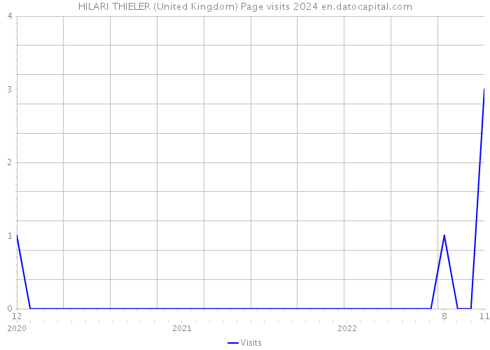 HILARI THIELER (United Kingdom) Page visits 2024 