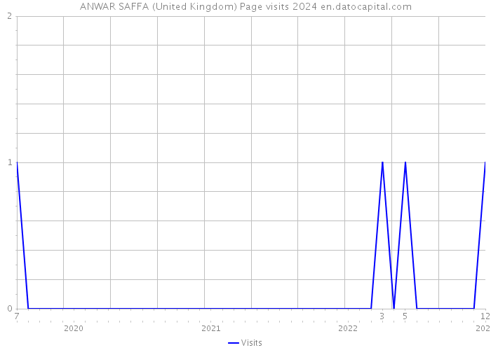 ANWAR SAFFA (United Kingdom) Page visits 2024 