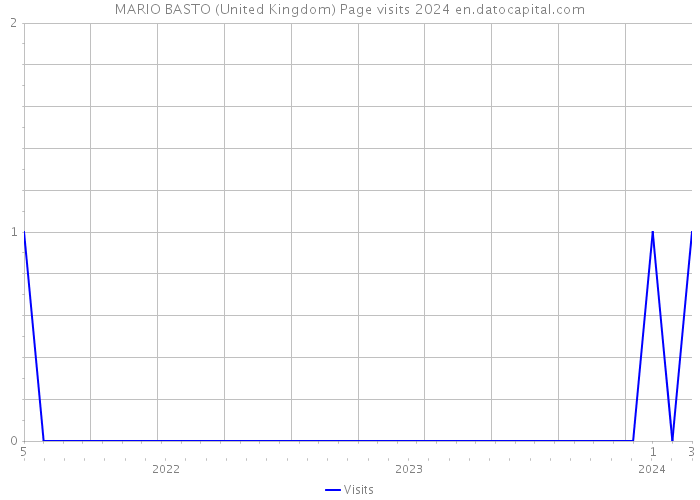MARIO BASTO (United Kingdom) Page visits 2024 