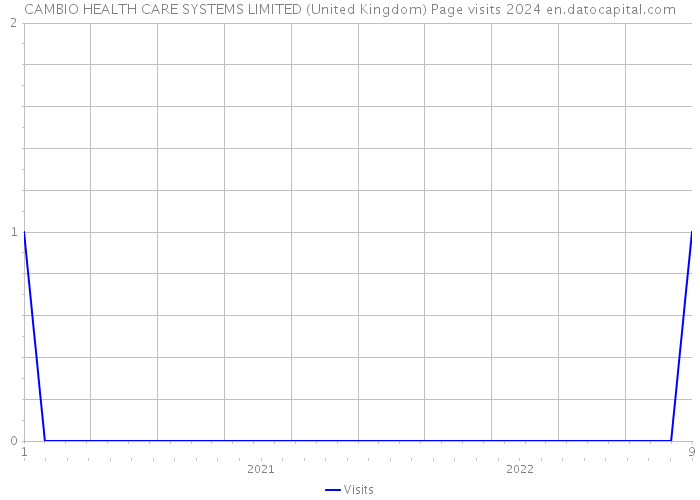CAMBIO HEALTH CARE SYSTEMS LIMITED (United Kingdom) Page visits 2024 