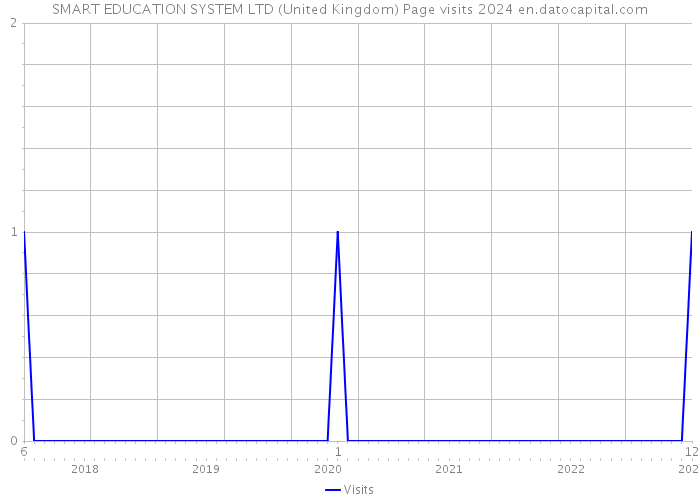 SMART EDUCATION SYSTEM LTD (United Kingdom) Page visits 2024 