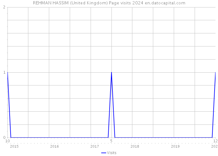 REHMAN HASSIM (United Kingdom) Page visits 2024 
