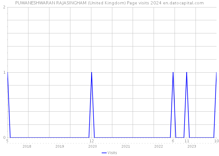 PUWANESHWARAN RAJASINGHAM (United Kingdom) Page visits 2024 