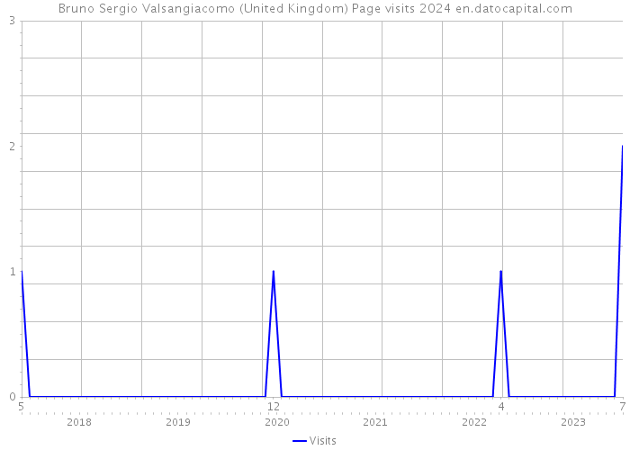 Bruno Sergio Valsangiacomo (United Kingdom) Page visits 2024 