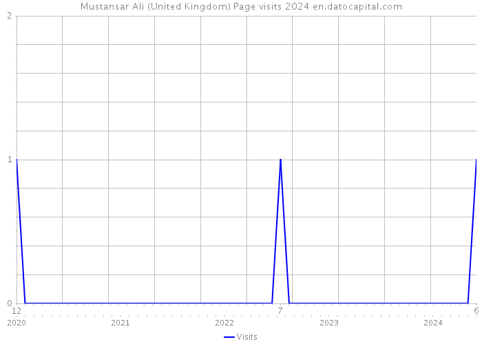 Mustansar Ali (United Kingdom) Page visits 2024 