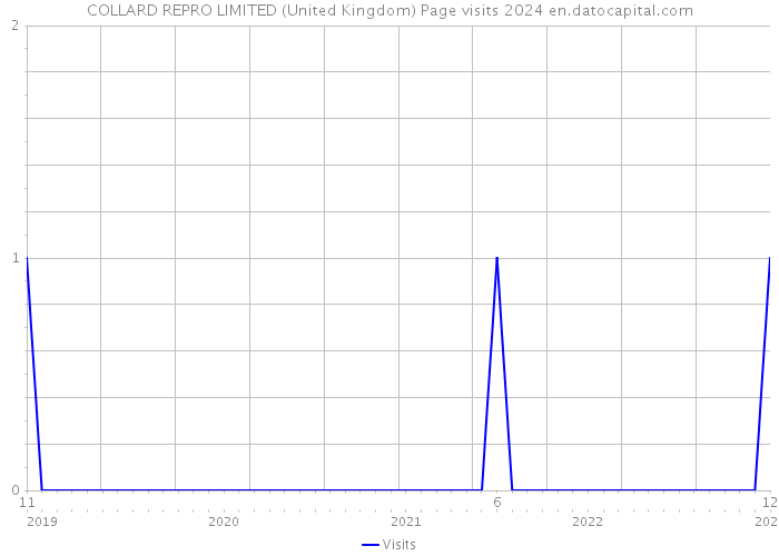 COLLARD REPRO LIMITED (United Kingdom) Page visits 2024 