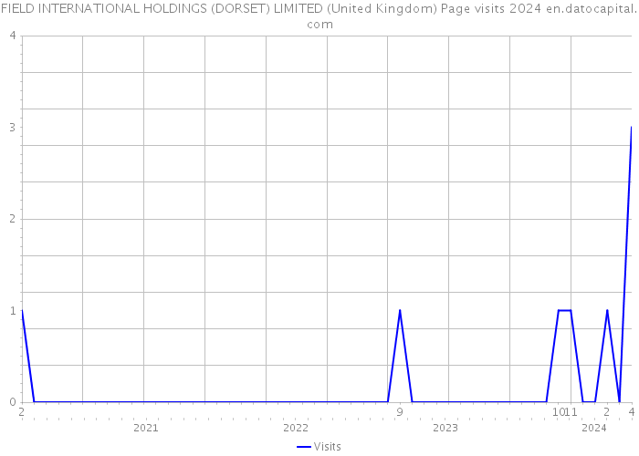 FIELD INTERNATIONAL HOLDINGS (DORSET) LIMITED (United Kingdom) Page visits 2024 