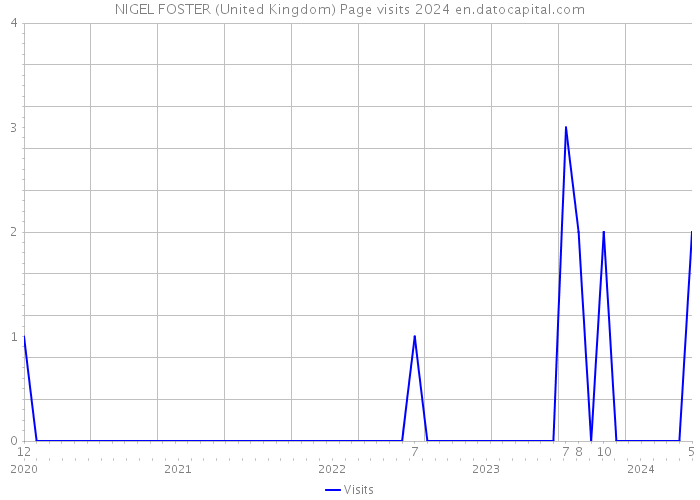NIGEL FOSTER (United Kingdom) Page visits 2024 