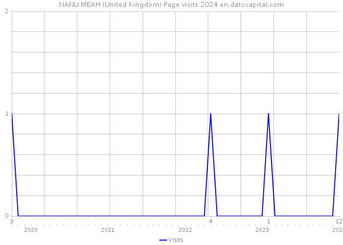 NANU MEAH (United Kingdom) Page visits 2024 