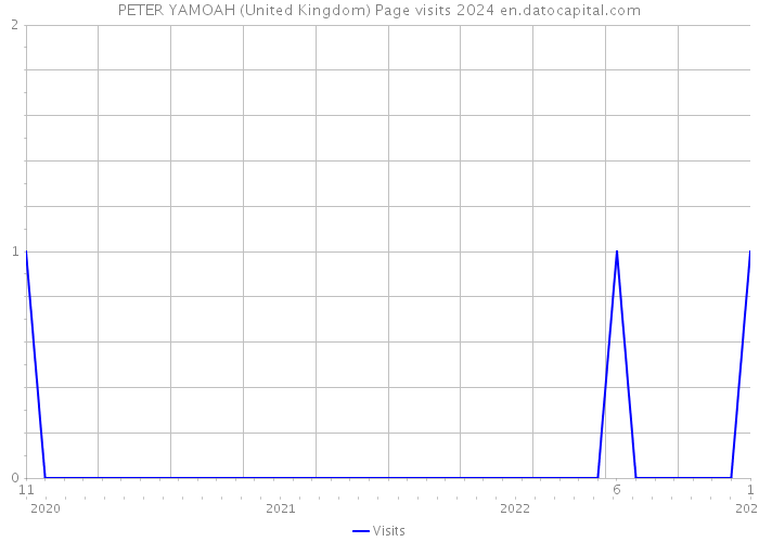 PETER YAMOAH (United Kingdom) Page visits 2024 
