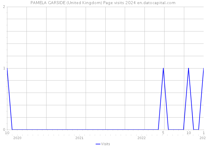PAMELA GARSIDE (United Kingdom) Page visits 2024 
