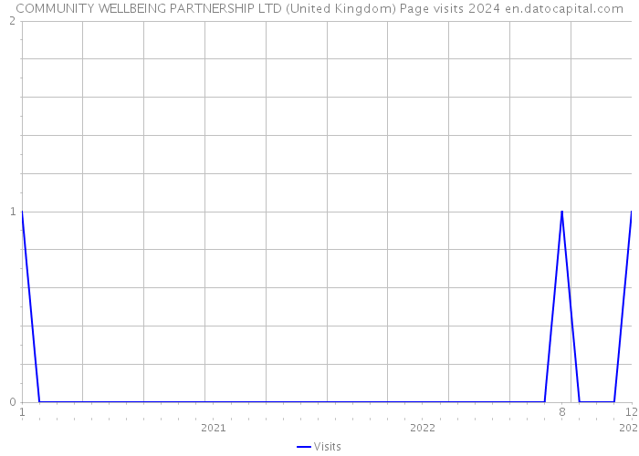 COMMUNITY WELLBEING PARTNERSHIP LTD (United Kingdom) Page visits 2024 