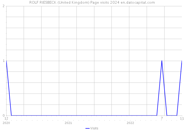ROLF RIESBECK (United Kingdom) Page visits 2024 
