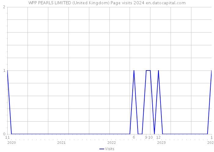 WPP PEARLS LIMITED (United Kingdom) Page visits 2024 