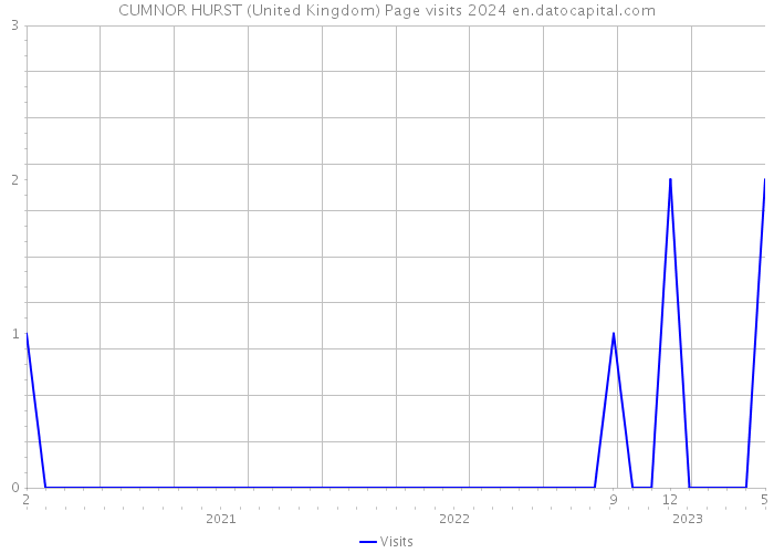 CUMNOR HURST (United Kingdom) Page visits 2024 