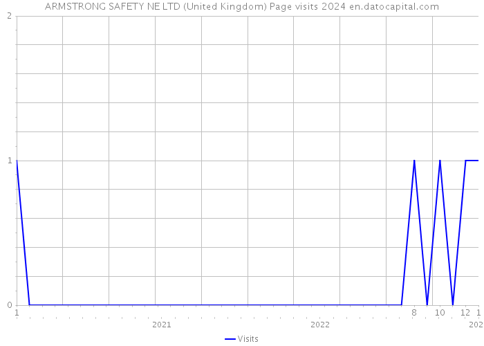 ARMSTRONG SAFETY NE LTD (United Kingdom) Page visits 2024 