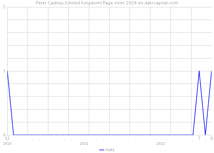 Peter Cadney (United Kingdom) Page visits 2024 