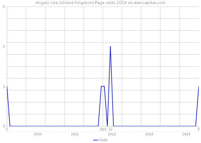 Angelo Uva (United Kingdom) Page visits 2024 