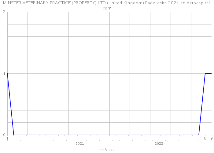 MINSTER VETERINARY PRACTICE (PROPERTY) LTD (United Kingdom) Page visits 2024 
