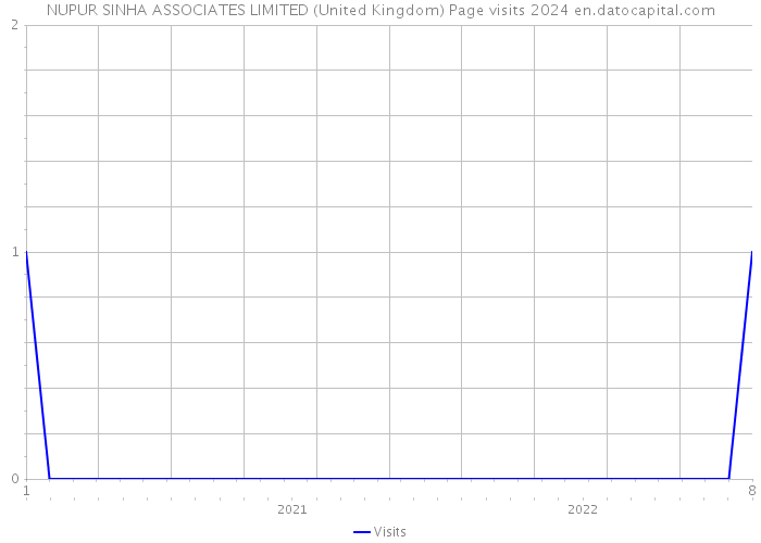 NUPUR SINHA ASSOCIATES LIMITED (United Kingdom) Page visits 2024 