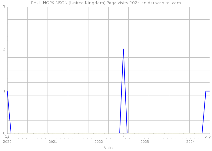 PAUL HOPKINSON (United Kingdom) Page visits 2024 