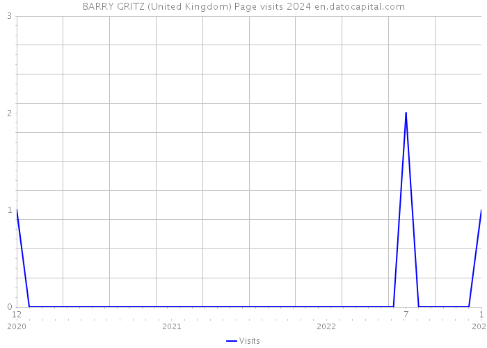 BARRY GRITZ (United Kingdom) Page visits 2024 